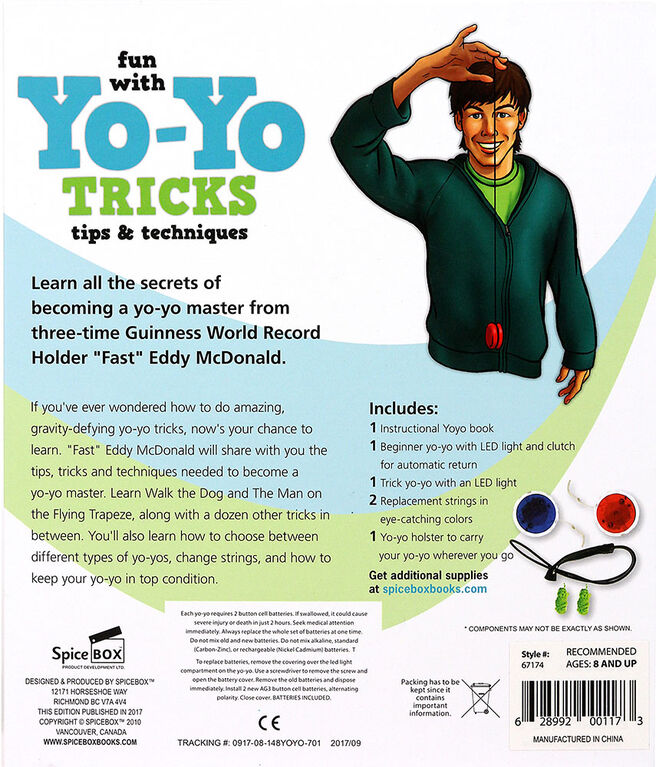 SpiceBox Children's Activity Kits Fun With Yo-Yo Tricks - English Edition