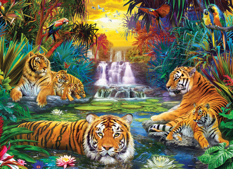 Eurographics Puzzle 500 pièces Tiger's Eden