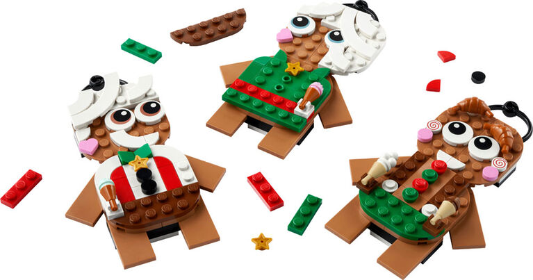 LEGO Gingerbread Ornaments Building Toy, Festive Gingerbread Décor, Great Family Activity or Holiday Decoration, Gift for 6 Year Old Kids, Boys and Girls, 40642