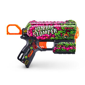 Zuru X-Shot Skins Flux Dart Blaster - Zombie Stomper (8 fl&eacute;chettes)