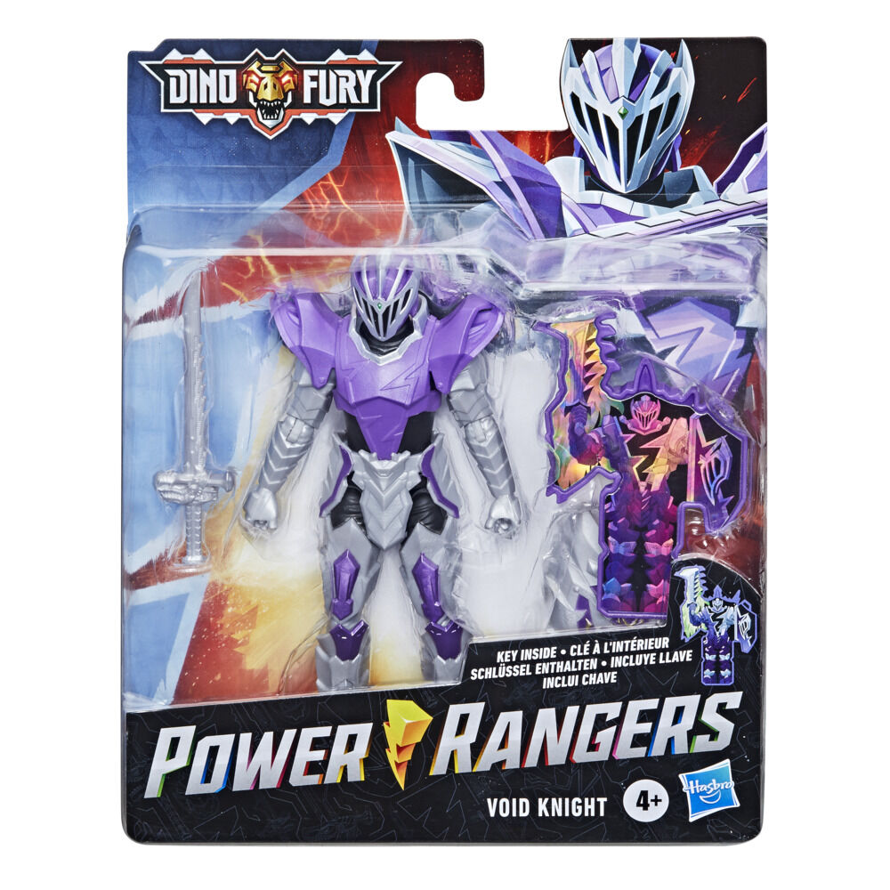 Power Rangers Dino Fury Void Knight Figurine 15 cm inspirée de la série Dino Fury Clé et Accessoires 