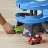 Little People Hot Wheels Racing Loops Tower Toddler Vehicle Playset with Sounds & 2 Toy Cars