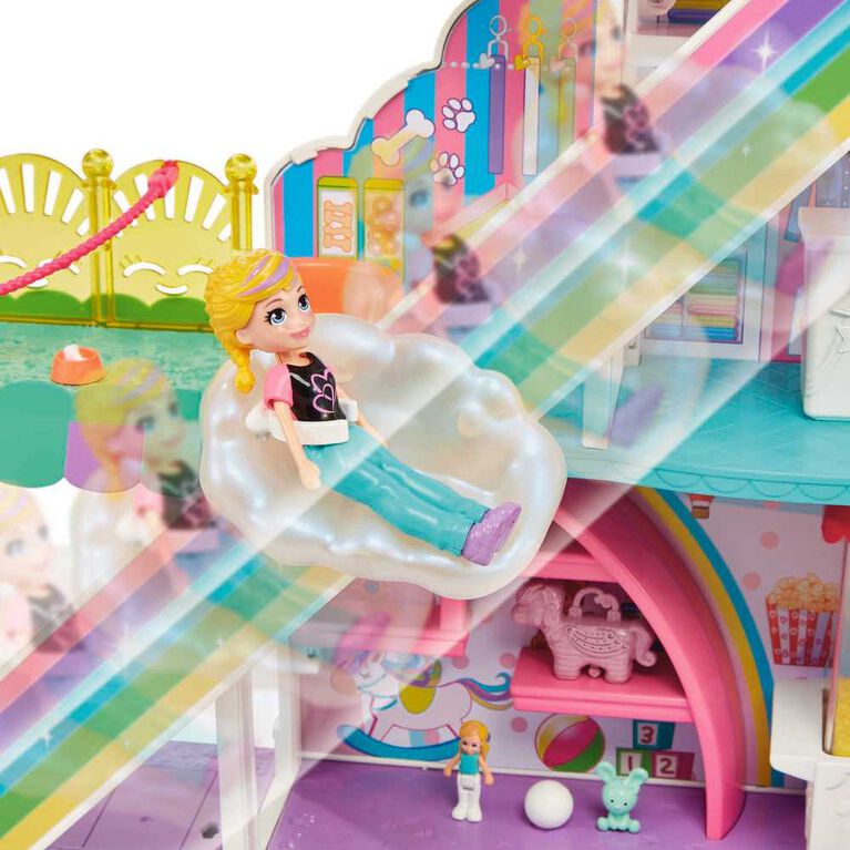 Polly Pocket Sweet Adventures Rainbow Mall Playset