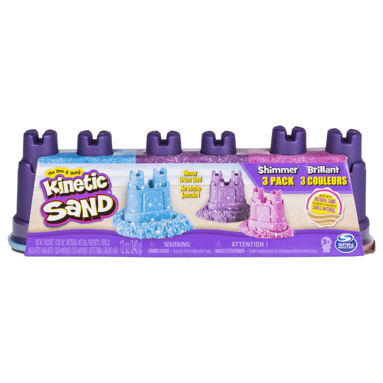Kinetic Sand - Shimmering Sand Multi-Pack with Molds