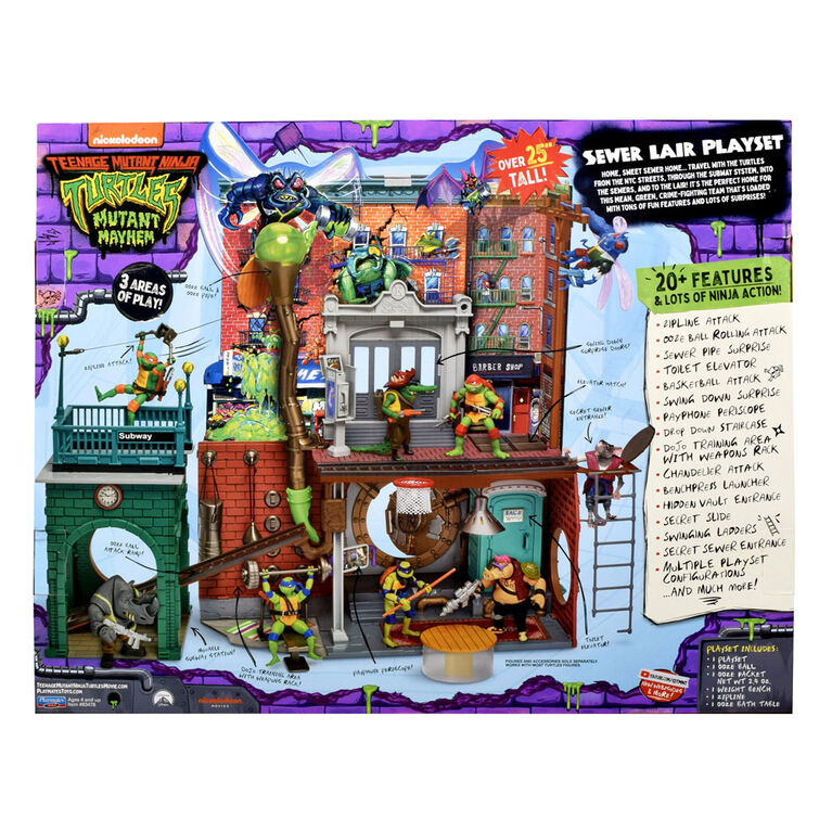 Teenage Mutant Ninja Turtles: Mutant Mayhem Sewer Lair Playset