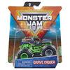 Monster Jam, Official Grave Digger Monster Truck, Die-Cast Vehicle, Wreckless Trucks Series, 1:64 Scale