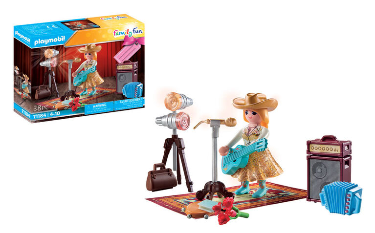 Playmobil - Set cadeau Chanteuse de country