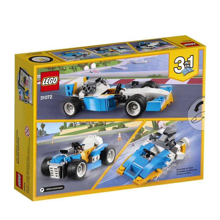 LEGO Creator Les moteurs de l'extrême 31072