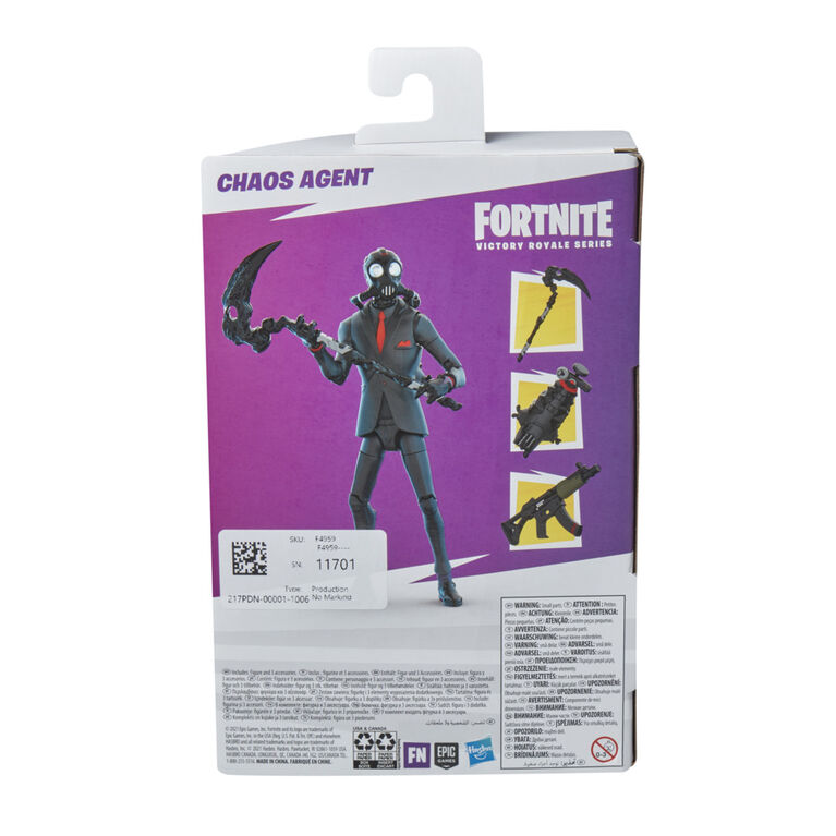 Fortnite Victory Royale Series, figurine de collection articulée Chaos Agent