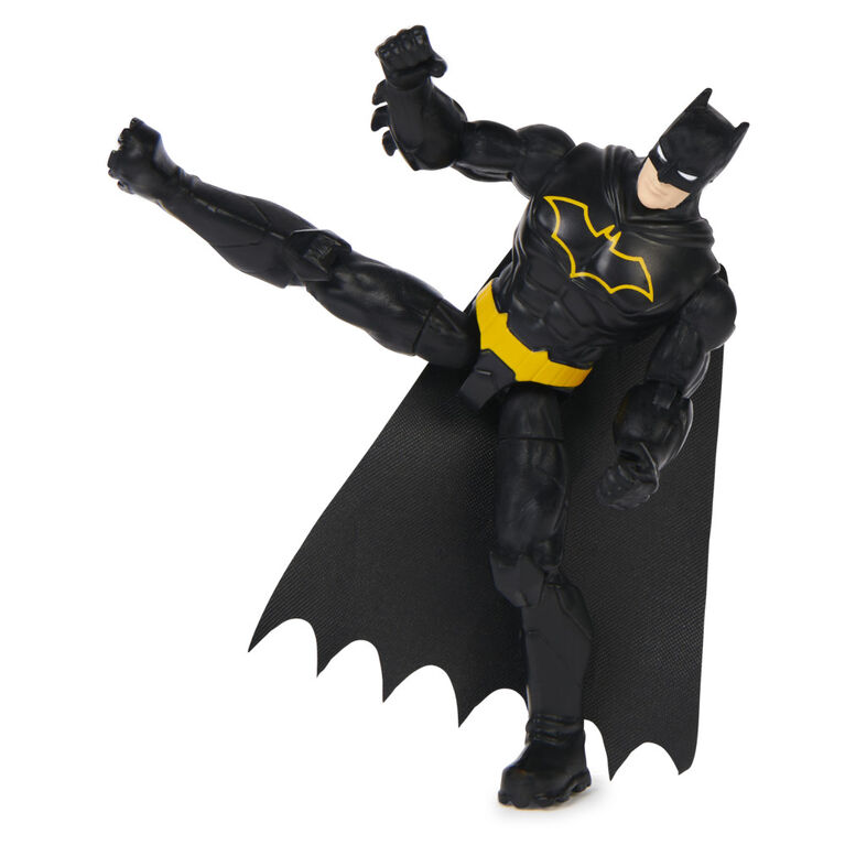 DC Comics, Figurine articulée Batman de 10 cm avec 3 accessoires mystère