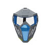 Nerf Hyper Face Mask - Breathable Design, Adjustable Head Strap - Blue Team Color