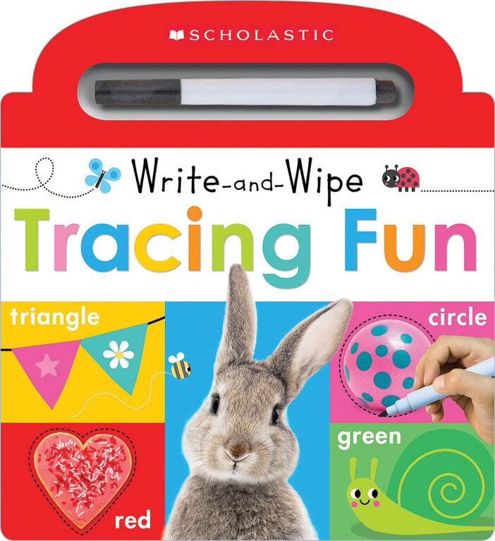 Scholastic Early Learners: Write and Wipe Tracing Fun - Édition anglaise