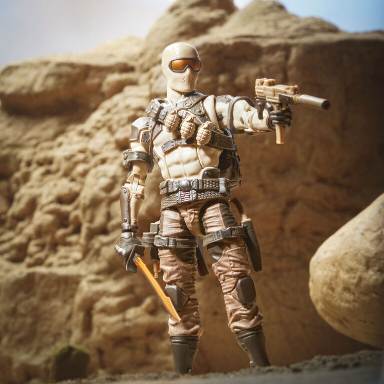 G.I. Joe Classified Series Desert Commando Snake Eyes, Collectible G.I. Joe Action Figures, 92, 6 Inch Action Figures