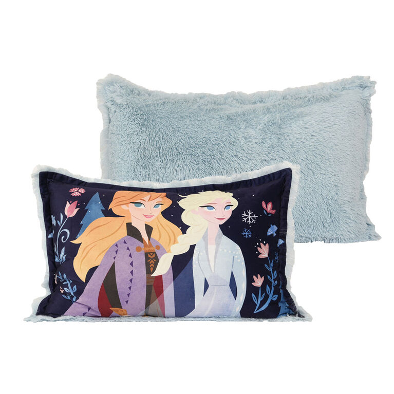 Disney Frozen Jumbo Funky Fur Pillow, 20" x 30"