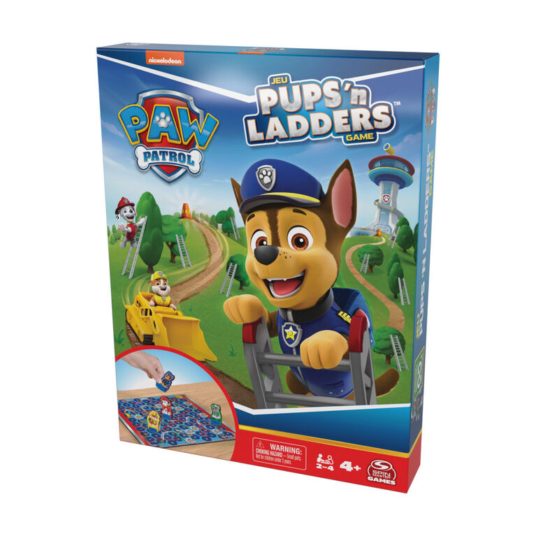 PAW Patrol Pups 'N Ladders Game, PAW Patrol Toys Toddler Toys Kids Toys