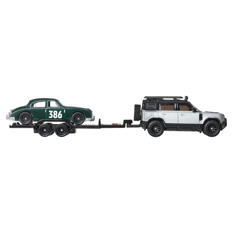 Hot Wheels Team Transport Land Rover Defender Vehicle