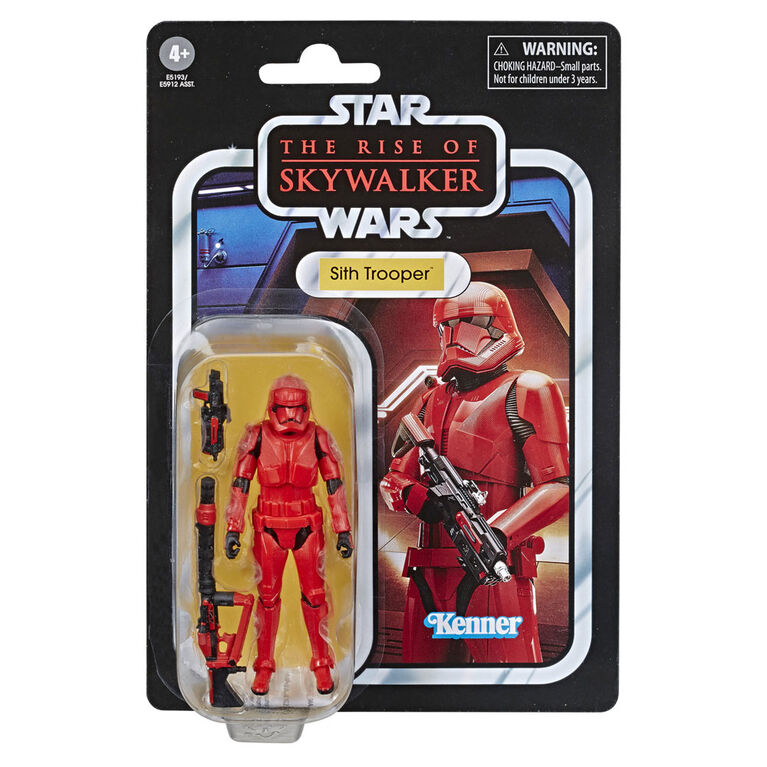 Star Wars The Vintage Collection Star Wars: The Rise of Skywalker Sith Trooper Toy, 3.75-inch Scale Action Figure