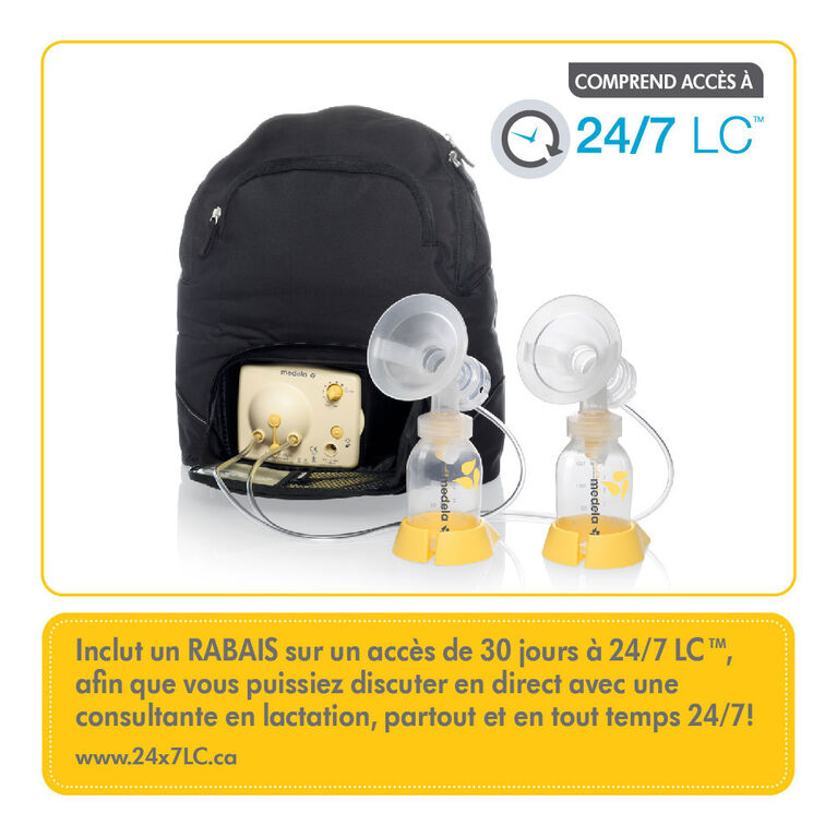 Medela - Tire-lait Pump In Style - avec biberons sans BPA