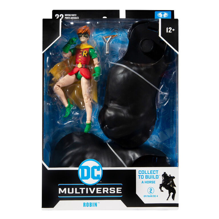 DC Multiverse: DC Comics Dark Knight Returns - Robin Figure with Build-A Batman Horse piece