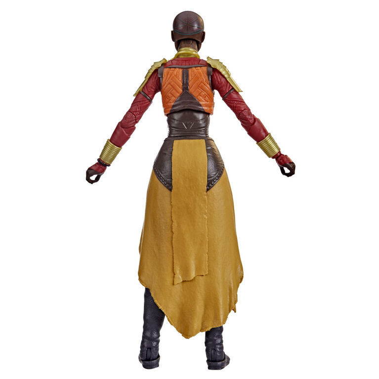 Marvel Legends Series Black Panther Wakanda Forever Okoye 6-inch MCU Action Figure Toy, 2 Accessories, 1 Build-A-Figure Part