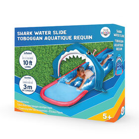 Danaplay Toboggan aquatique requin de 10 pieds