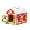 Melissa & Doug Verrous Grange en bois - les motifs peuvent varier