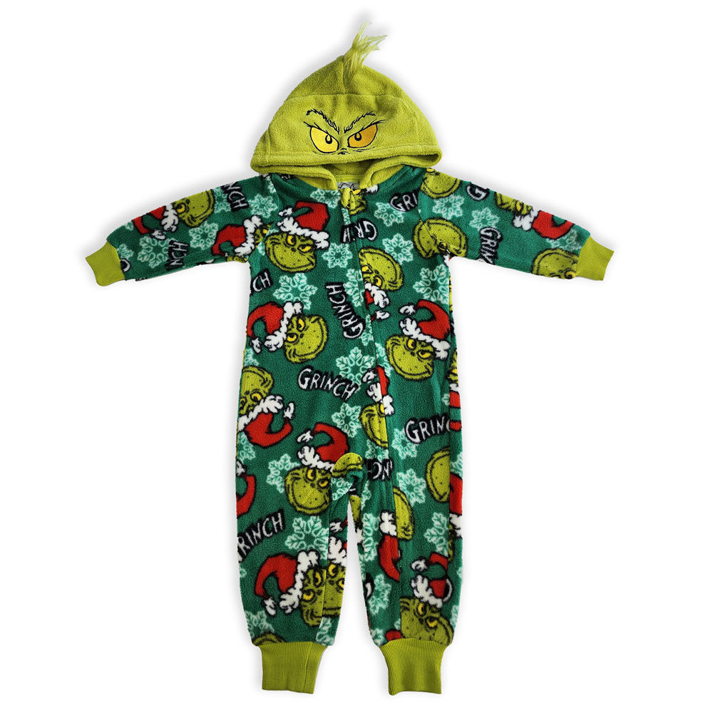 Grinch onsie pajamas top