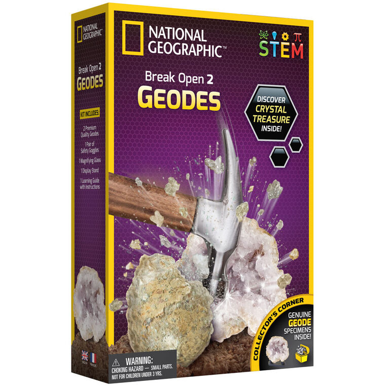 National Geographic Break Open 2 Geodes