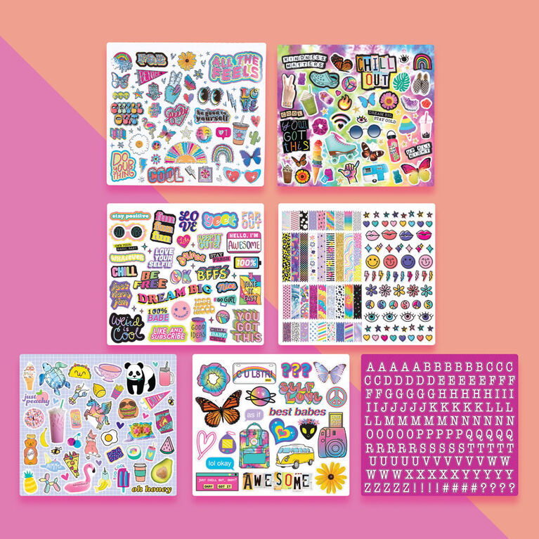 Sticker Collage Portfolio Poster Set