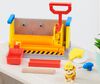 Rubble & Crew, Rubble's Workshop Playset, Construction Toys with Kinetic Build-It Sand & Rubble Action Figure