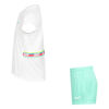 Nike T-shirt and Short Set - Green - Size 6