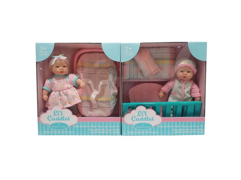8" Li'L Cuddles Baby Gift Set - Colours and styles may vary