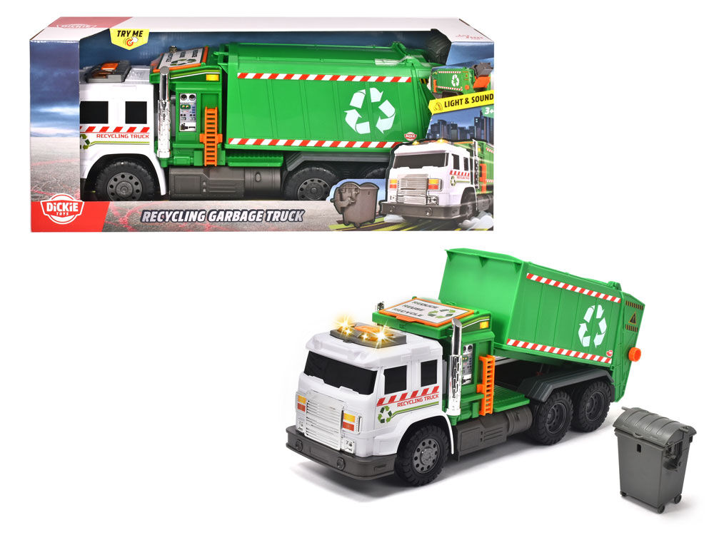 green toys garbage truck