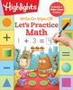 Write-On Wipe-Off Let's Practice Math - English Edition