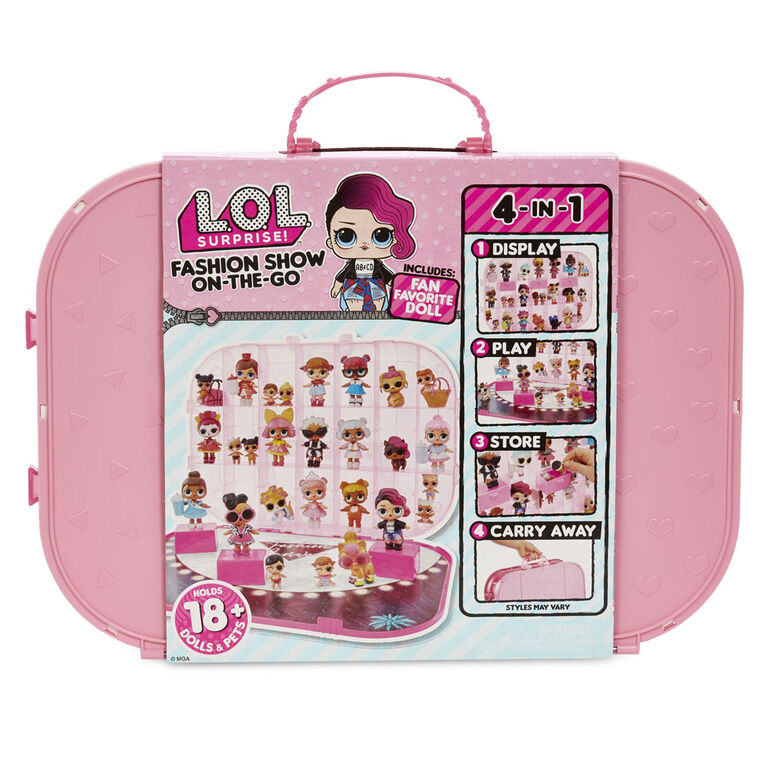Coffret de rangement et jouet L.O.L. Surprise! Défilé de mode ambulant avec poupée : Light Pink