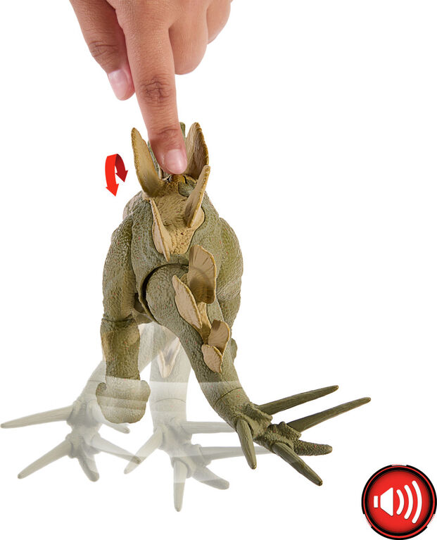 Jurassic World Wild Roar Dinosaur, Hesperosaurus Action Figure Sound