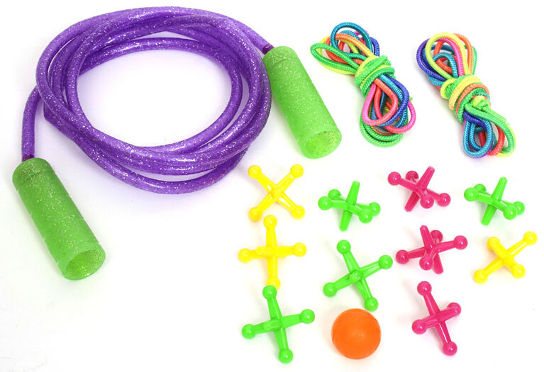 Goofy Foot Designs Ensemble combiné de corde à sauter - 1 par commande, la couleur peut varier (Chacun vendu séparément, sélectionné au hasard)