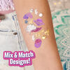 Cool Maker, Shimmer Me Body Art with Roller, 4 Metallic Foils and 180 Designs, Temporary Tattoo