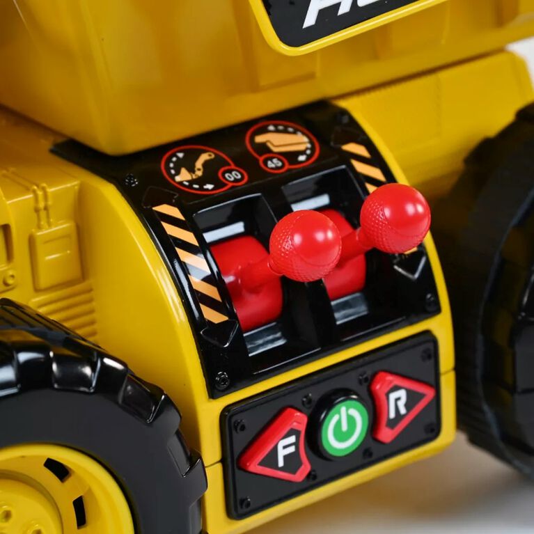 Maxx Action 2-N-1 Dig Rig Dump Truck and Front End Loader