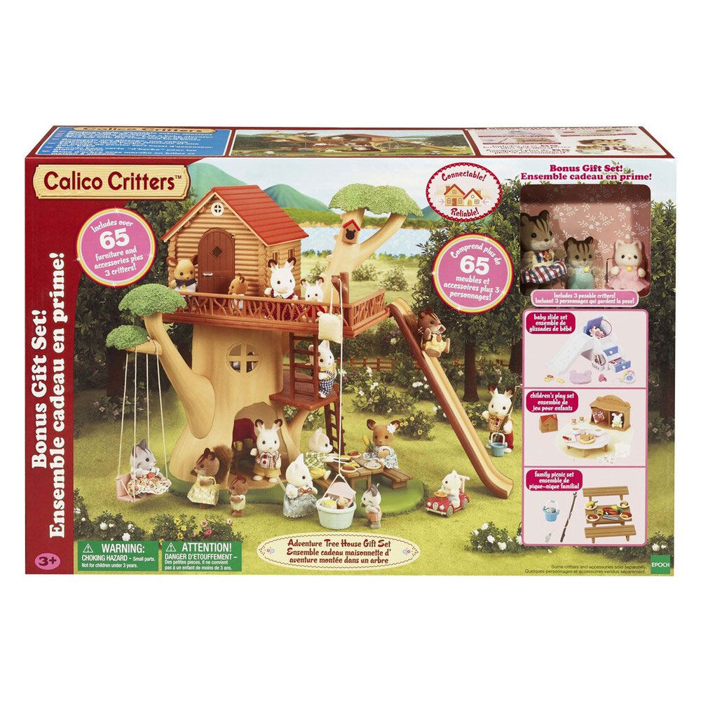 calico critters tree house bonus gift set