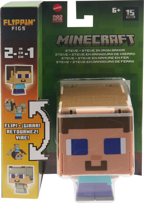Minecraft Flippin' Figs Collection de figurines Échelle de 9,53 cm