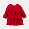 robe de de en velours rouge