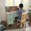 Study Desk with Chair- Mint