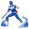 Power Rangers Lightning Collection Remastered, figurine articulée Mighty Morphin Ranger bleu de 15 cm