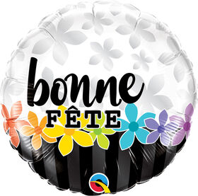 Ballon Métallique 46 Cm Bonne Fete De Qualatex