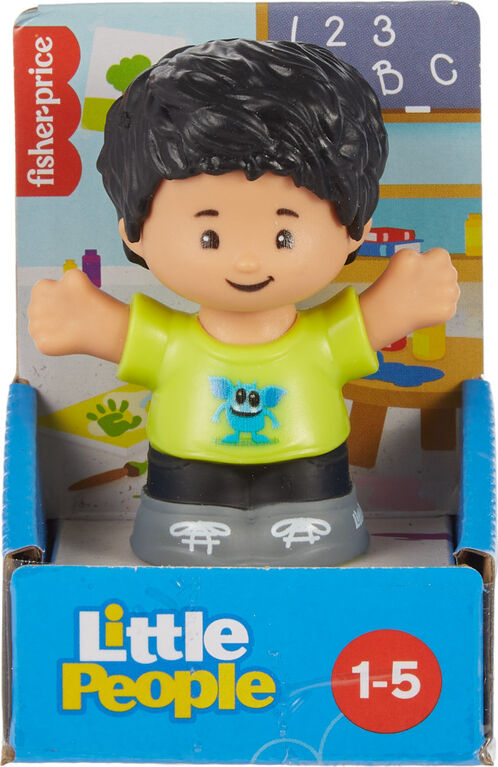 Fisher-Price Little People Boy in Monster Shirt Figure for Toddlers & Preschool Kids