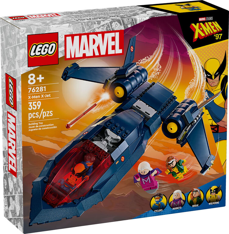 LEGO Marvel X-Men X-Jet Building Toy for Marvel Fans 76281