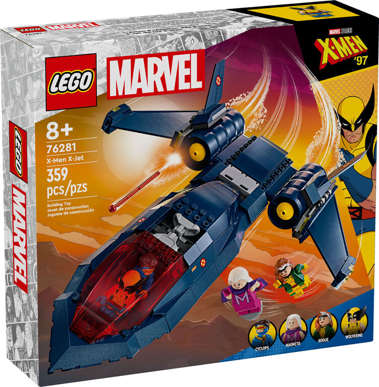 LEGO Marvel L'avion à réaction des X-Men Jouet à construire 76281