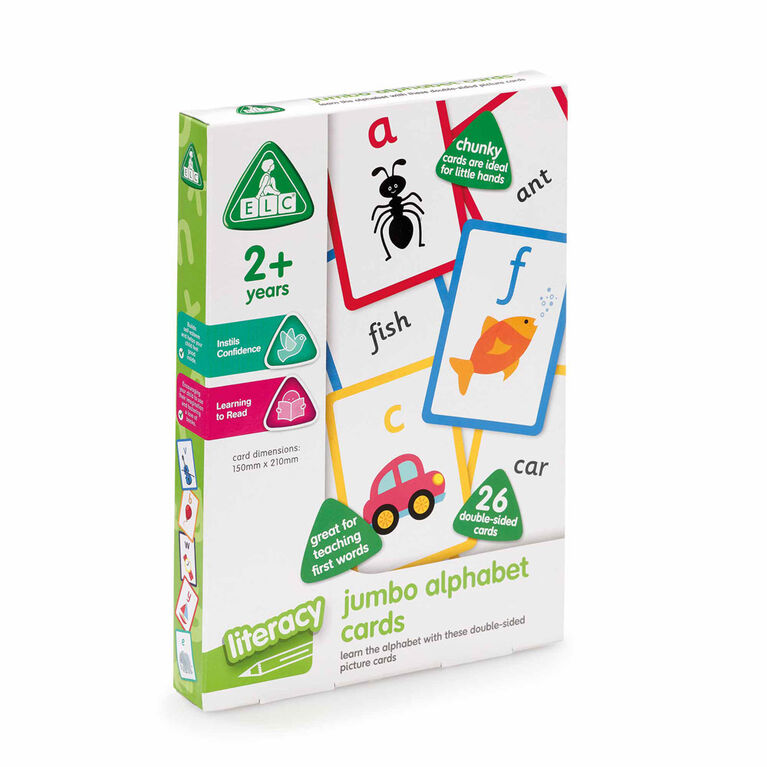 Early Learning Centre Jumbo Alphabet Cards Lower Case - English Edition - R Exclusive