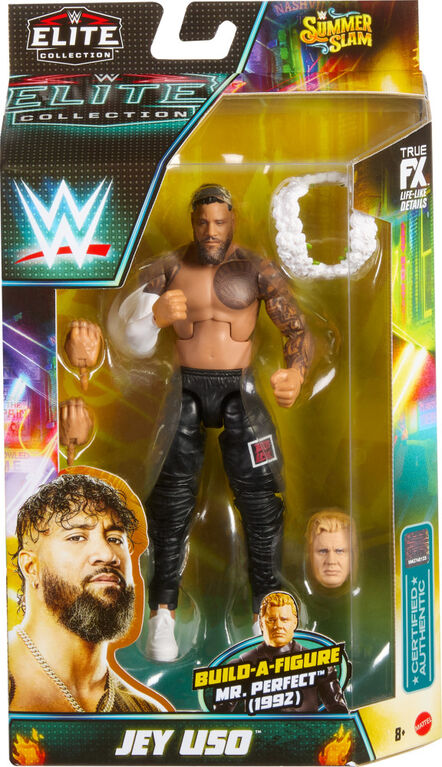WWE Elite Action Figure SummerSlam Jey Uso with Build-A-Figure | Toys R ...
